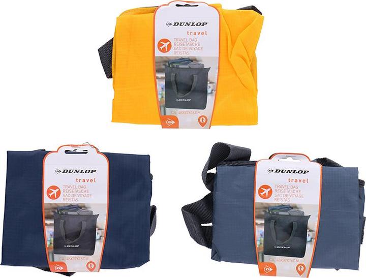 Image du produit Dunlop – Faltbare Reise-/Einkaufstasche, Handgepäck (grau)