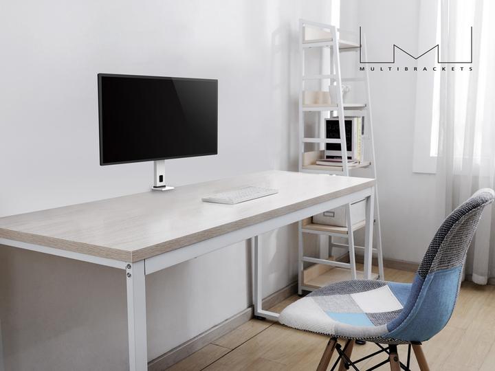 Produktbild Multibrackets Monitorhalter 37 bis 55", weiss, Tragkraft 35 kg (Tisch, 55")