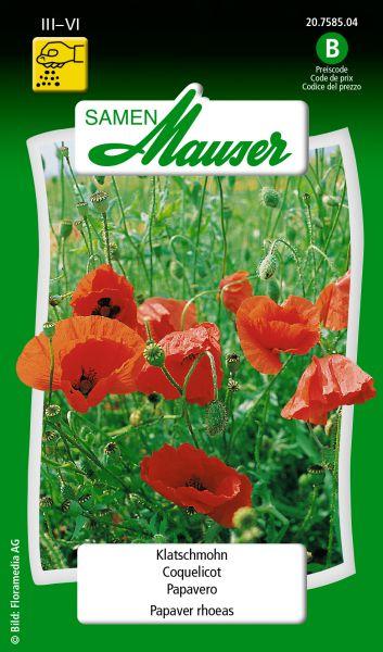 Produktbild Samen Mauser Klatschmohn (Pflanzensamen)