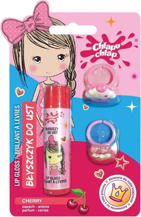 Image du produit Chlapu Chlap Splap Splap Lip Gloss Cerise + 2 anneaux