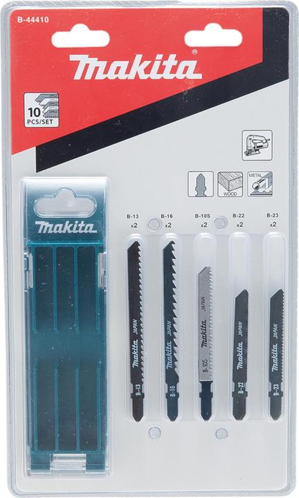 Actual product image Makita 4350 FCTJ pendulum action jigsaw 720 watt 135 mm + 10-piece jigsaw blade set + Makpac