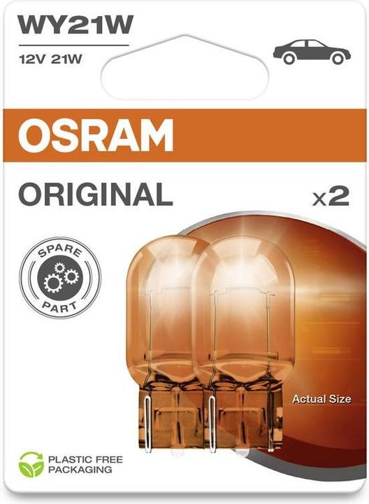 Produktbild Osram 4062172396240 Signal Leuchtmittel Original Line 21 W 12 V (WY21W)