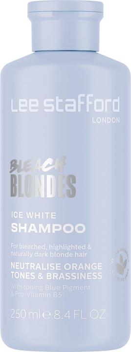 Produktbild Lee Stafford Bleach Blondes Ice White Silver Toning Shampoo for Blonde Hair (250 ml, Silbershampoo)