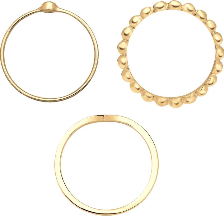 Produktbild Elli Ring Set, Solitär-Ring (52, 925 Silber)