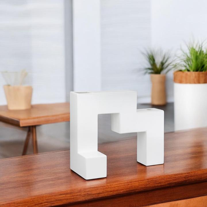 Actual product image Gilde Patras White (28 x 23 x 12.5 cm)