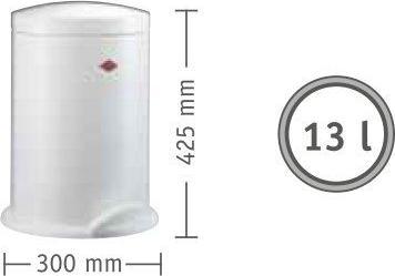 Immagine prodotto Wesco Cestino dei pedali 116 (13 l)