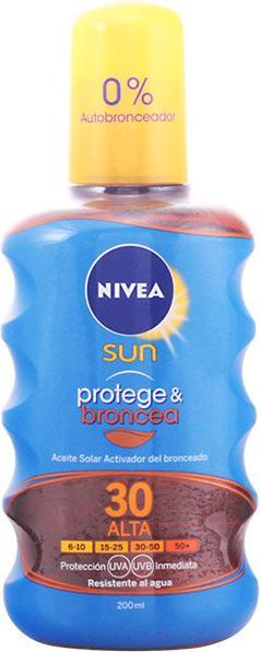 Immagine prodotto NIVEA 4005900131256 Spray abbronzante Spf30, 1 confezione (1 x 0,2 kg) (Olio abbronzatura, SPF 30, 200 ml)