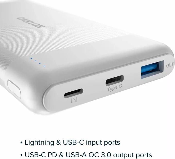 Actual product image Canyon Power bank PB-109 10000 mAh (10000 mAh, 20 W, 37 Wh)