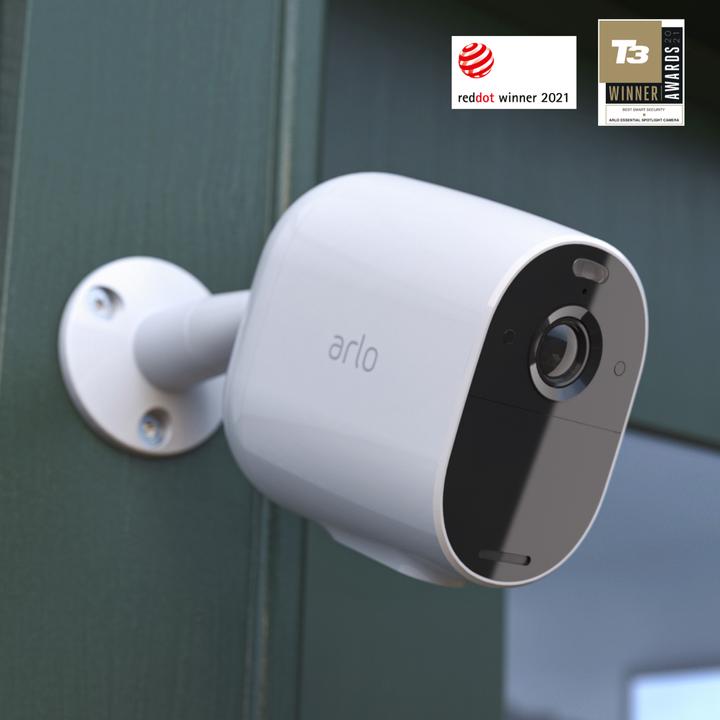 Actual product image Arlo Essential Spotlight, kit 3 cameras white (1920 x 1080 Pixels)