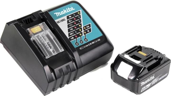 Actual product image Makita DSS 501 RG1J 18V 136 mm Li-ion cordless circular saw in Makpac + 1x 6.0 Ah battery + charger