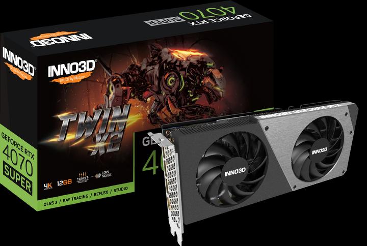Image du produit Inno3D GeForce RTX 4070 SUPER Twin (12 Go)