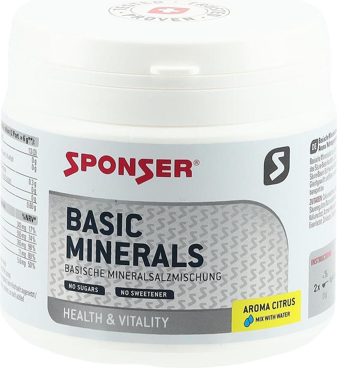 Image du produit Sponser Minéraux de base en poudre aux agrumes (1 pièce(s), Poudre, 400 g)
