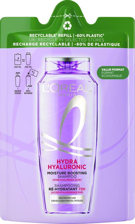 L'Oréal Paris Elseve Hyaluronic (250 ml, Flüssiges Shampoo)