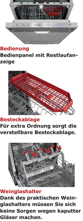 Actual product image Exquisit EXQ EGSP9410-E-030D Dishwasher