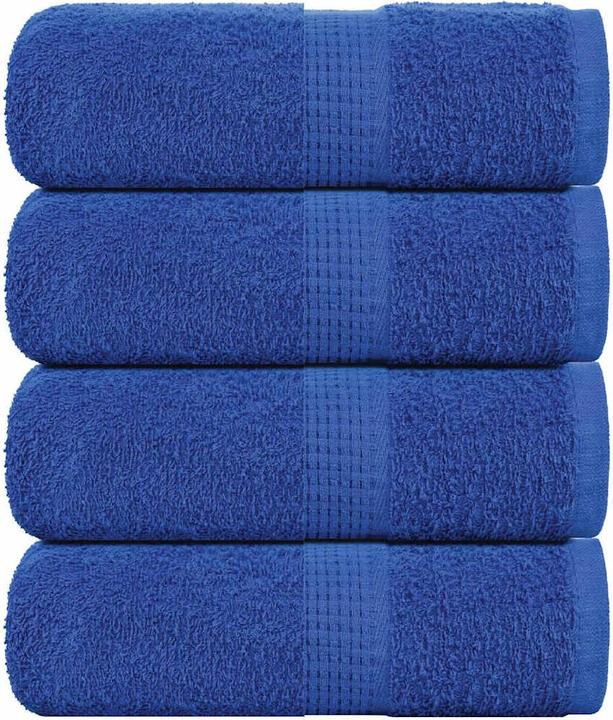 Produktbild VidaXL Seiftücher 4 Stk. Blau 30x30 cm 360 g/m² 100% Baumwolle Tuch Handtuch (30 x 30 cm)