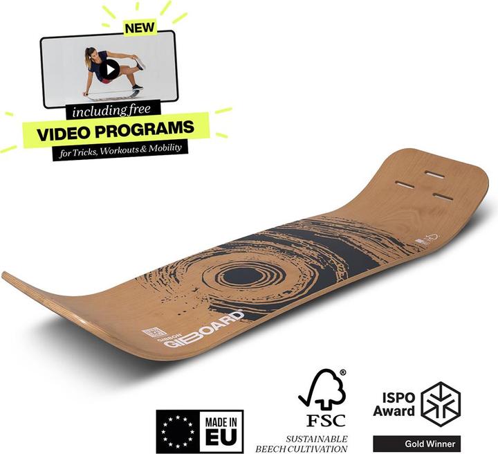 Immagine prodotto Gibbon Board Active Nero (1.06 m)