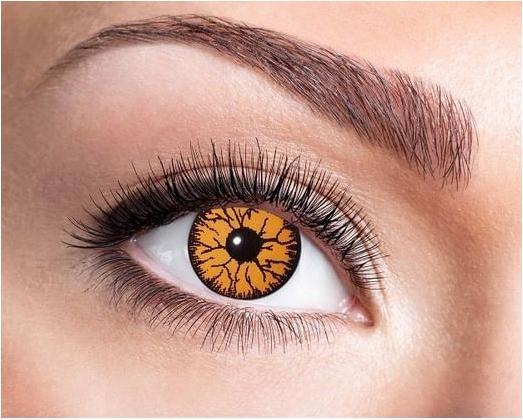 Produktbild Zoelibat Kontaktlinsen Monster, 3 Monate (Orange)