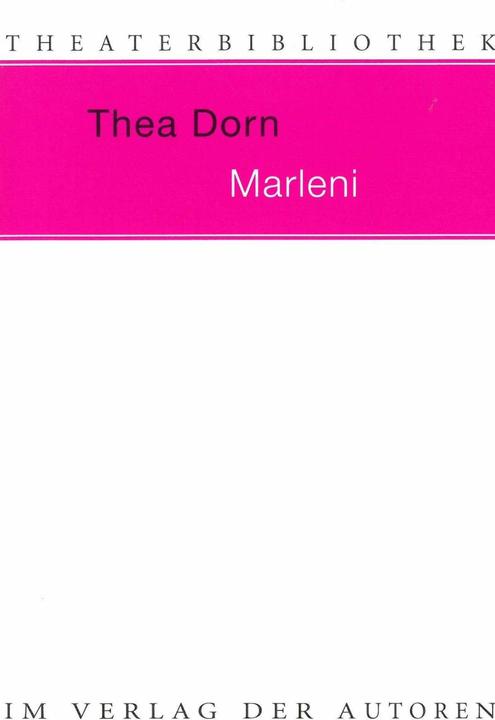 Image du produit Marleni (Allemand, Thea Dorn, 2000)
