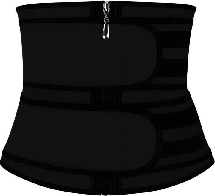Produktbild JTI Taillentrainer mit zwei Riemen, Schwarz - XL