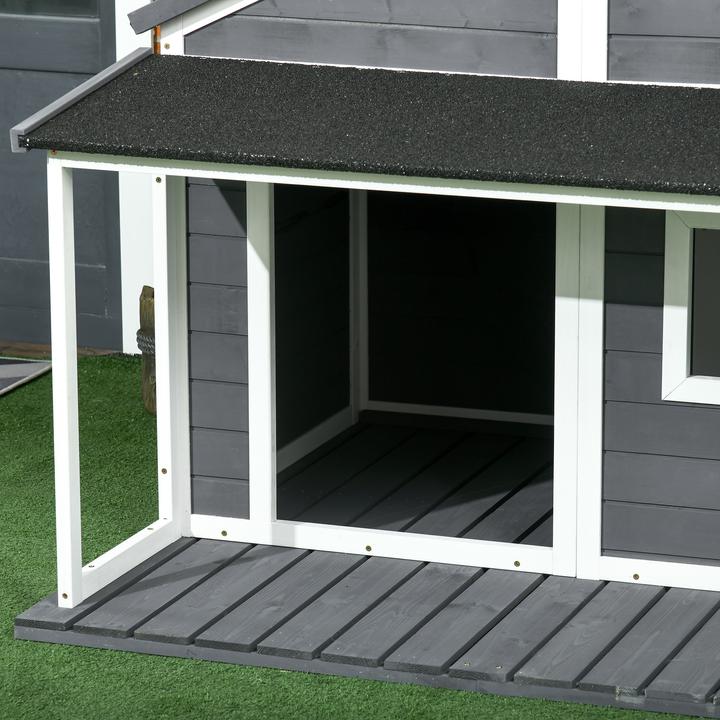 Actual product image PawHut Dog kennel with raised floor (Dog house)