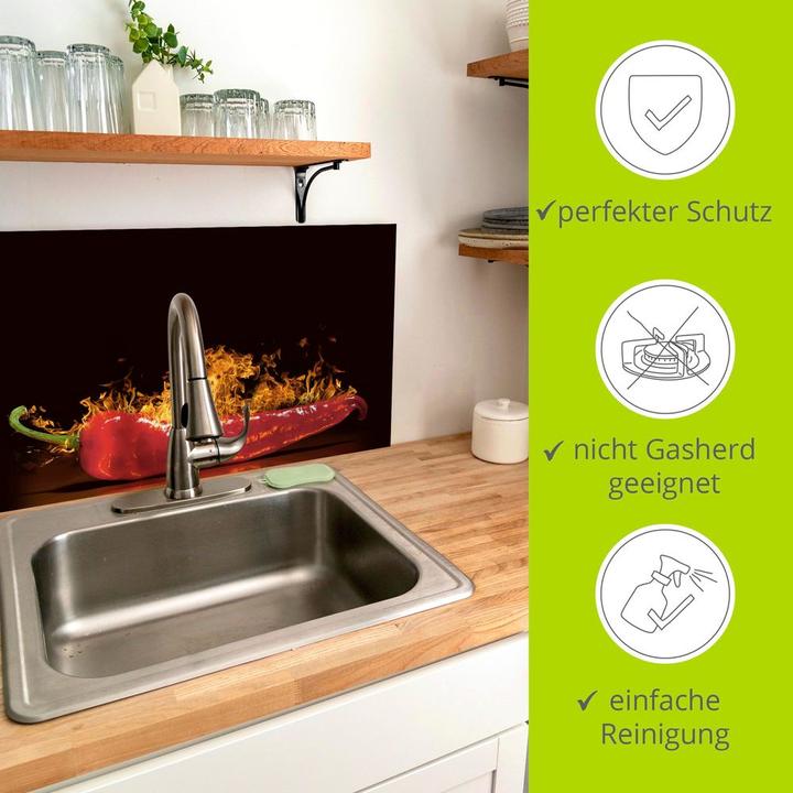 Image du produit Artland Fond de cuisine en aluminium Piment rouge fort