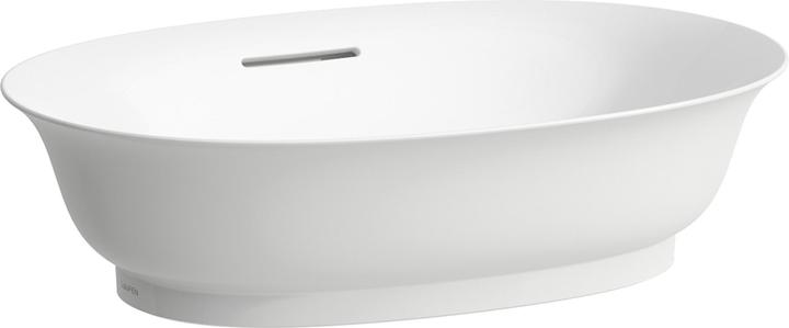 Actual product image Laufen The New Classic washbasin bowl, oval, without tap hole, with overflow, 550x380mm, H812853 (380 mm, 550 mm)