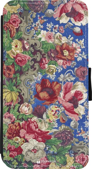 Produktbild PhoneLook Hülle Wallet schwarz Vintage Art Flowers (Apple iPhone 11 Pro Max)