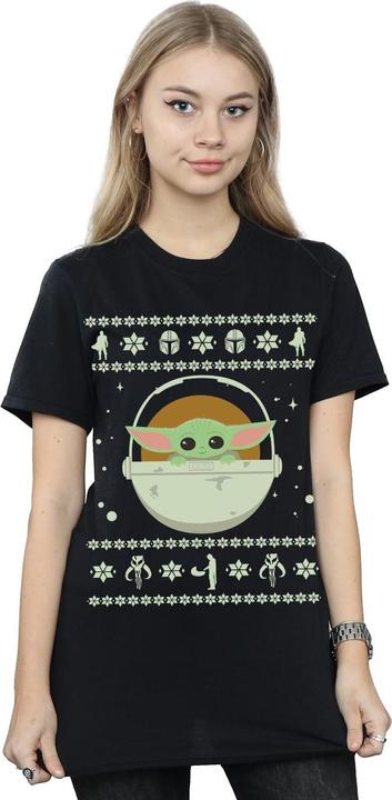 Produktbild Star Wars The Mandalorian The Child Christmas TShirt (4XL)