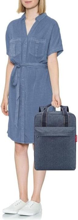 Produktbild reisenthel Rucksack Allday M Herringbone Dark Blue (15 l)