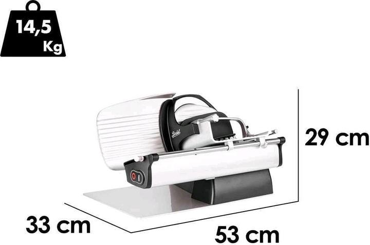 Immagine prodotto Berkel Home Line Plus 200 affettatrice nero opacoLama 195 mm