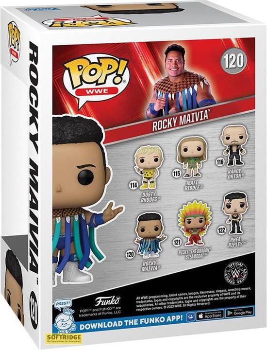 Image du produit Funko POP WWE Rocky Maivia