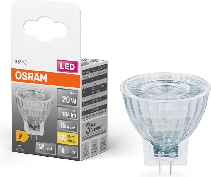 Immagine prodotto Osram Stella Mr11 (GU4, 20 W, 184 lm, 1 x, G)