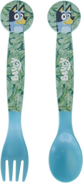 Produktbild Tinisu Bluey Kinder Plastik Besteck Set - 2 Teile