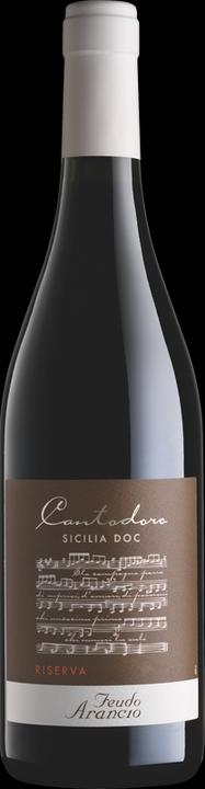 Immagine prodotto Feudo Arancio Arancio Cantadoro Rosso IGT Nero d'Avola/Cabernet Sauvignon Vino da matrimonio siciliano (1 x 75 cl, 2014)