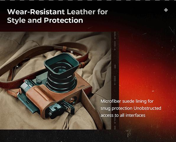 Actual product image SmallRig Ledertaschen-Kit für FUJIFILM GFX100RF Braun (Kamera Bereitschaftstasche)