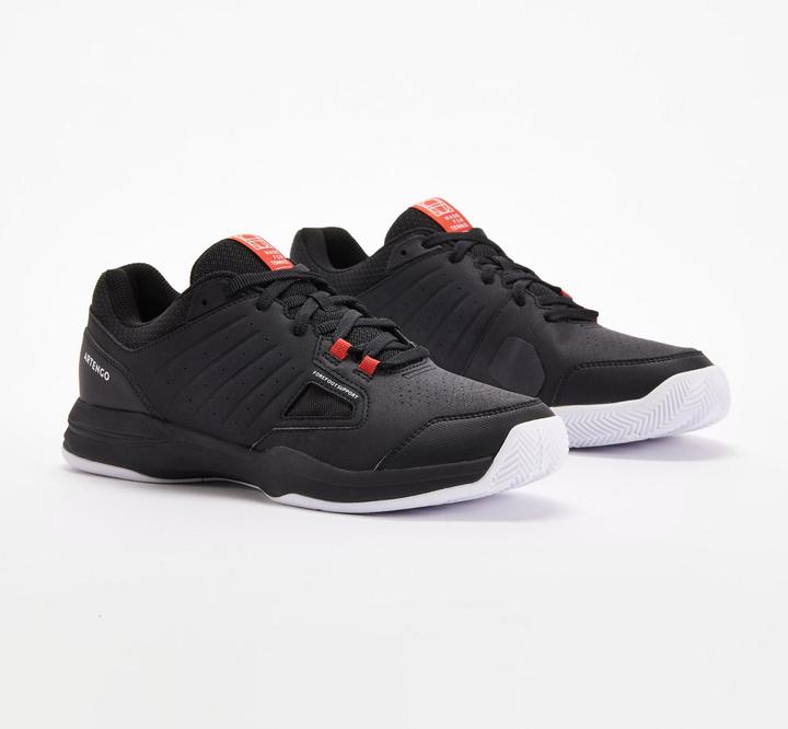 Image du produit Artengo Chaussures de Tennis Hommes Terre Battue - TS 500 noir/rouge (39)
