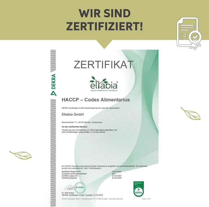 Produktbild Eltabia Bio Kurkuma Gerstengras Kapseln | 100% rein ohne Zusätze (200 Stück, Kapseln, 100 g)