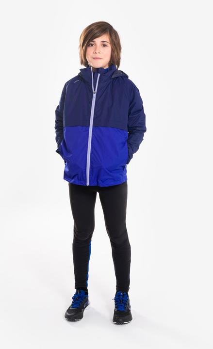 Produktbild Kiprun Laufjacke Kinder 3-in-1 wasserdicht herausnehmbare Innenjacke - blau (164)