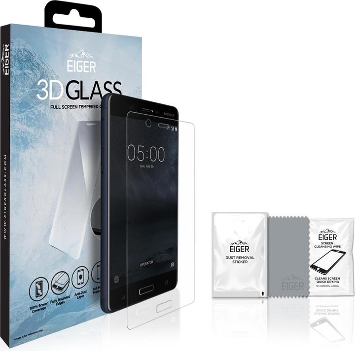 Produktbild Eiger EGSP00133 Displayschutzfolie für Mobiltelefone Anti-Glare Bildschirmschutz Nokia (e) (1 Stück, Nokia 5)