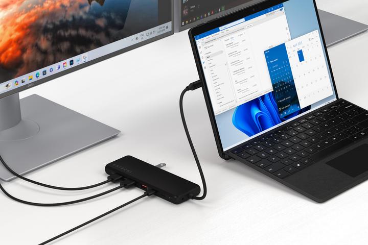 Actual product image Satechi 13-in-1 USB-C Triple Display Multiport Adapter (USB-C, 13 Ports)
