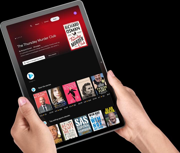 Actual product image Lenovo M10 Plus (3rd Gen) 2023 (WLAN only, 10.61", 128 GB, storm grey)