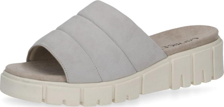 Lt grey suede