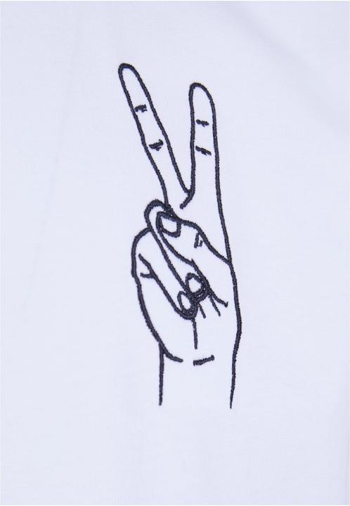 Produktbild Mister Tee Peace Sign Tee EMB - 119315 (3XL)