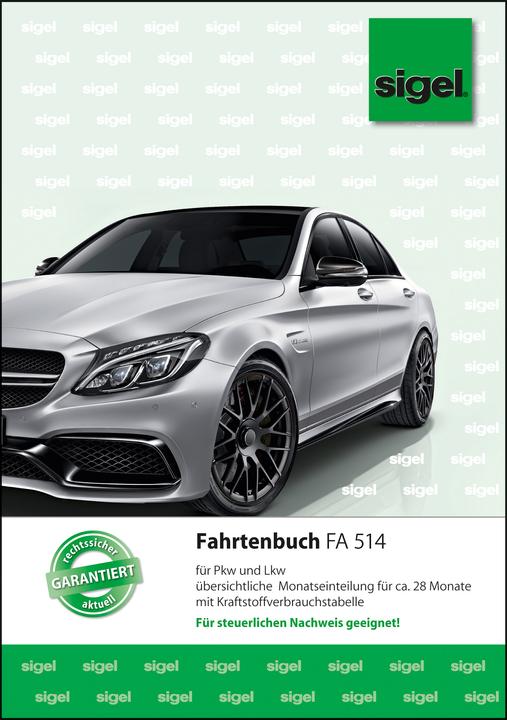 Actual product image Sigel Logbook Paper size: DIN A5 Cover colour: green (32 x)