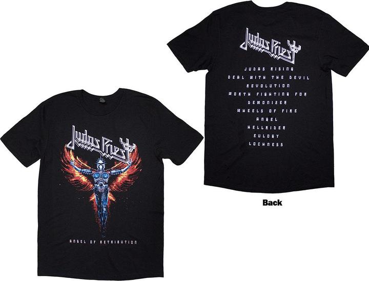 Judas Priest Angel Of Retribution Tracklist Back Print