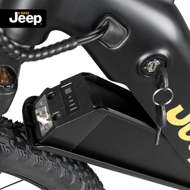 Image du produit Jeep Mountain E-Bike MHM 7010, 27,5", dérailleur Shimano 9 vitesses, black (48 cm)