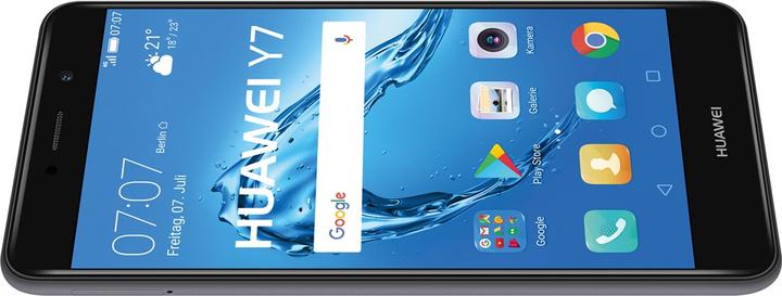 Actual product image Huawei Y7 (16 GB, Gray, 5.50", Hybrid Dual SIM, 12 Mpx, 4G)