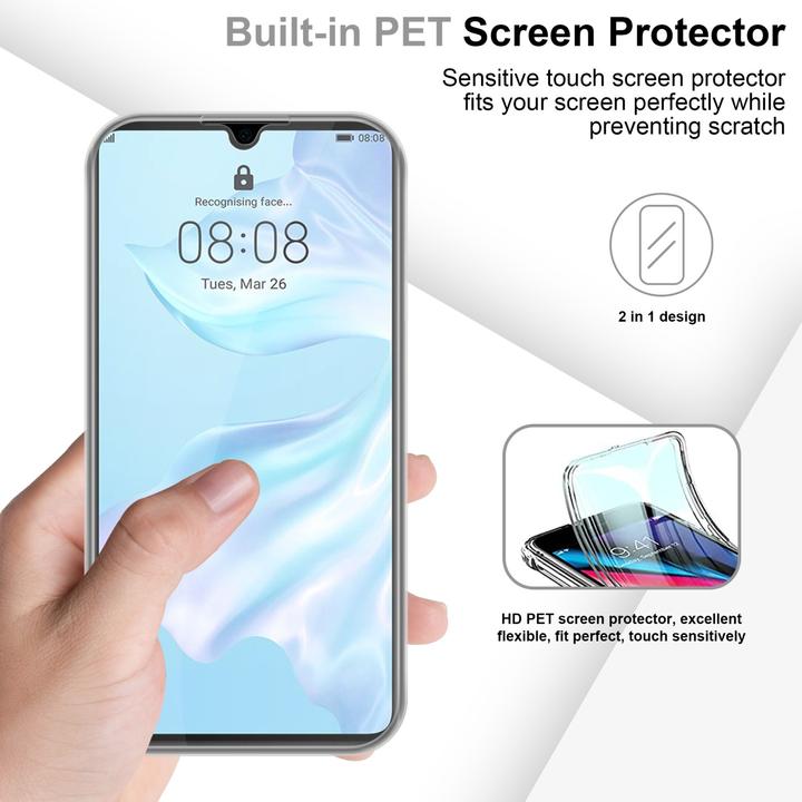 Actual product image Cadorabo TPU Hull 360 Degree Case (Huawei P30)
