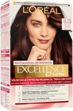 L'Oréal Paris L'Oreal Paris Excellence Creme 4.15 cold brown (4.15 Mroźny brąz)