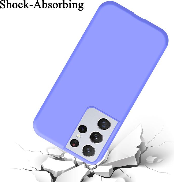Actual product image Cadorabo TPU Liquid Silicone Case Cover (Samsung Galaxy S21 Ultra)